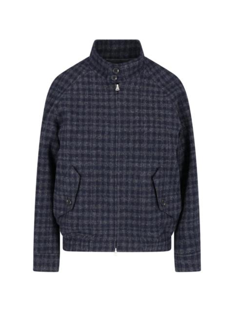Dunst check wool jacket