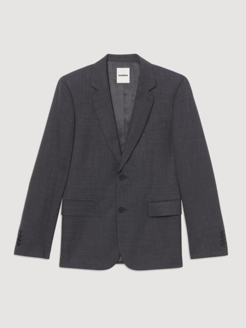 Sandro WOOL SUIT JACKET