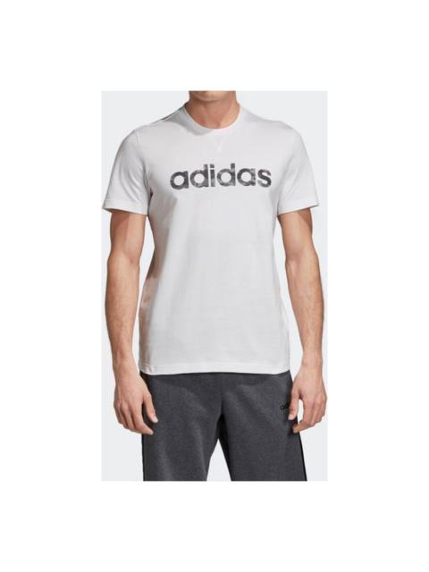 adidas Lin Tee Sports Stylish White FH6625