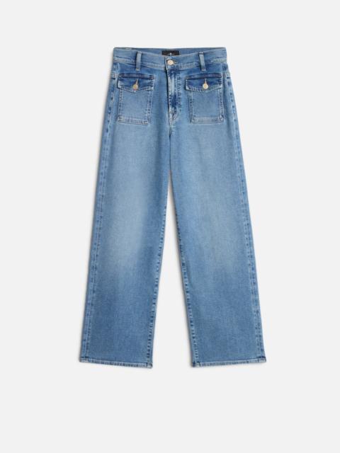 7 For All Mankind STOVEPIPE STRAIGHT ANKLE in Luxe Vintage Aquashade