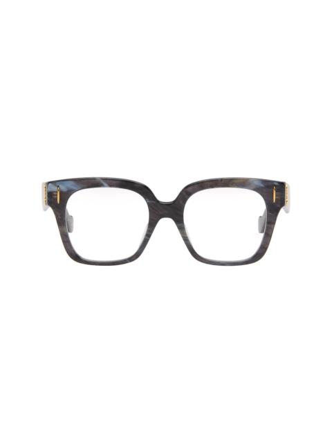 Loewe Black & Gray Anagram Sunglasses