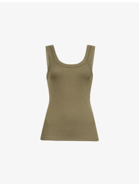 rag & bone The Essential Stretch-Rib Cotton Tank Top