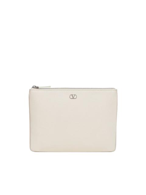 Valentino leather clutch bag