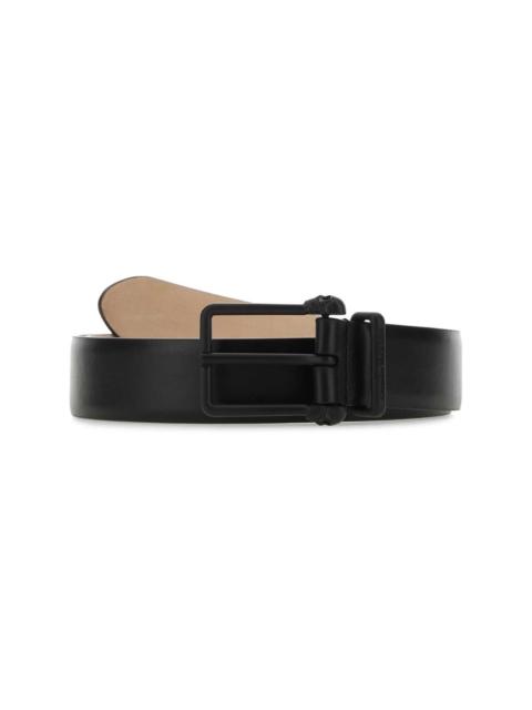 Alexander McQueen logo paint print belt