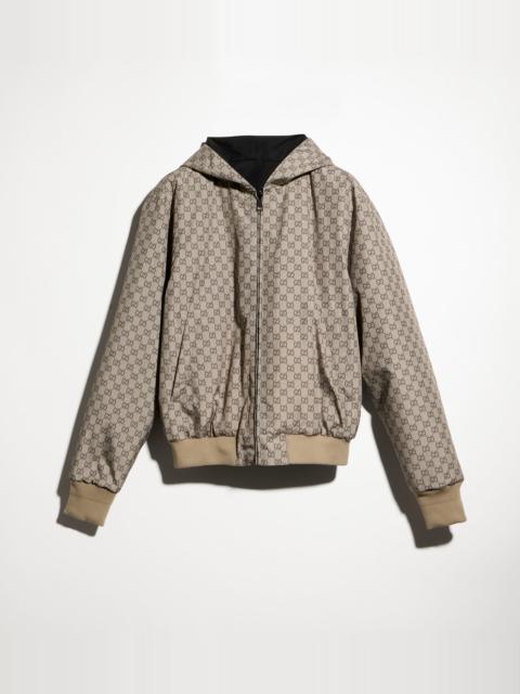GUCCI Reversible cotton canvas zip jacket