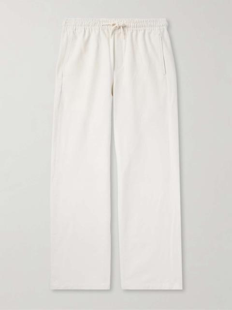 A.P.C. Vincent Straight-Leg Cotton-Canvas Drawstring Trousers