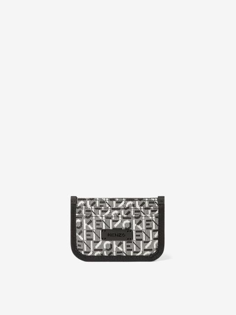 KENZO Courier jacquard card holder