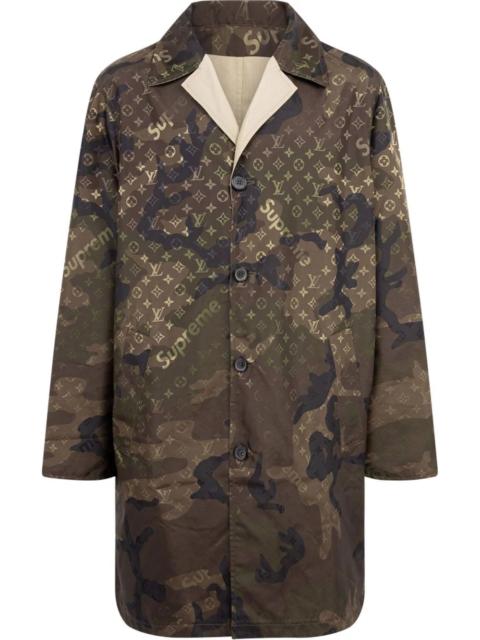 Supreme x Louis Vuitton reversible trench coat