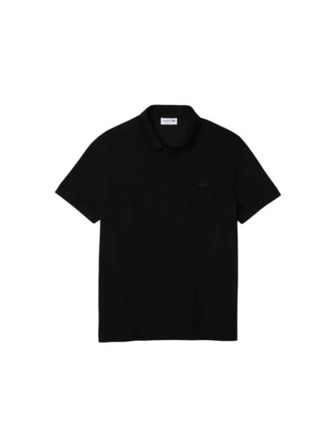 LACOSTE Lacoste Regular Fit Paris Stretch Pique Polo Shirt Black