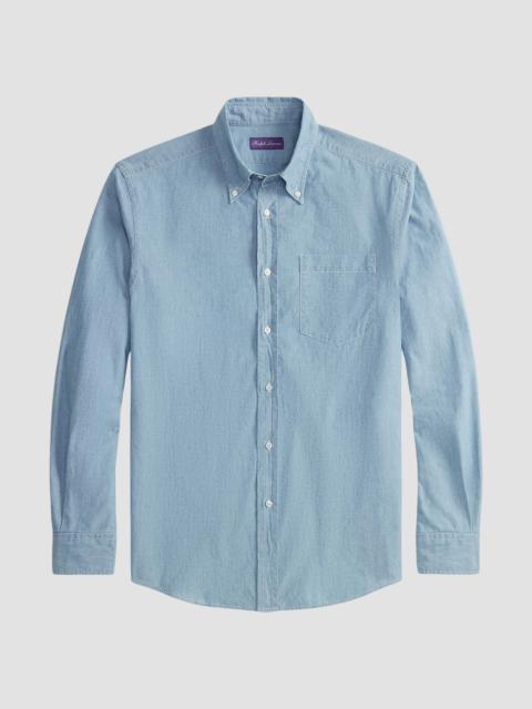 Ralph Lauren Men's Washed Chambray Shirt - Medium Bermuda Wash