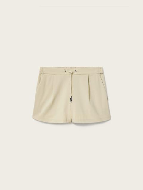 ALLSAINTS ALEIDA DRAWCORD WAIST TAILORED SHORTS
