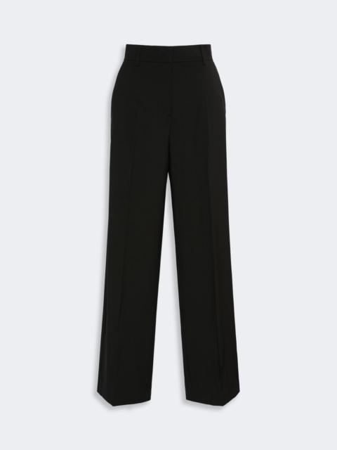 WEEKEND Max Mara VISIVO Stretch wool palazzo trousers - BLACK