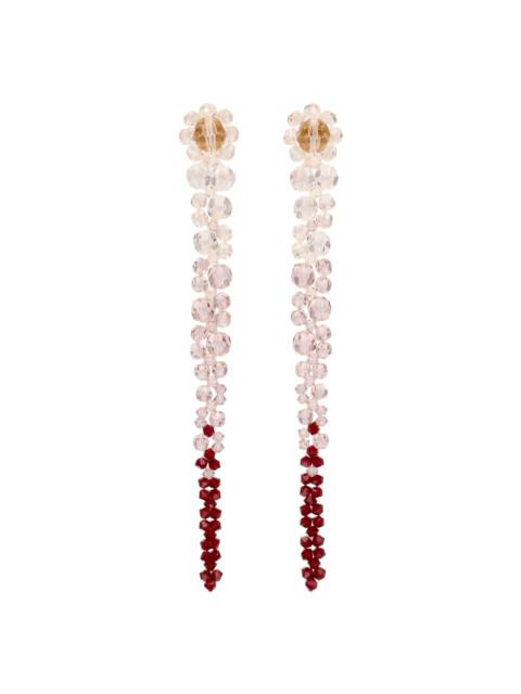 Simone Rocha Multicolor Ombré Drip Earrings