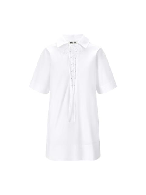 STAUD WHITE TOVE DRESS