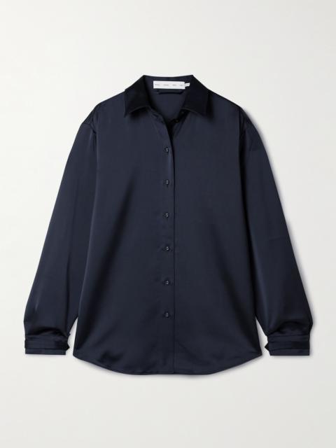 Proenza Schouler Raven Satin-twill Shirt
