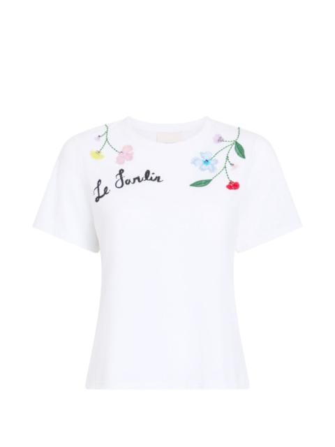 Cinq à Sept 3D Floral Vine T-shirt