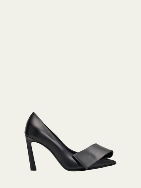 Givenchy 95mm Twist Leather Pumps