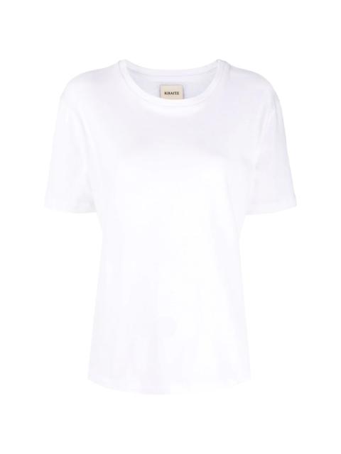 cotton logo-appliqué T-shirt