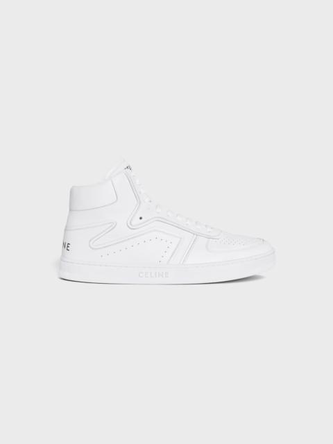 CELINE CT-01 "Z" TRAINER HIGH TOP SNEAKER in CALFSKIN