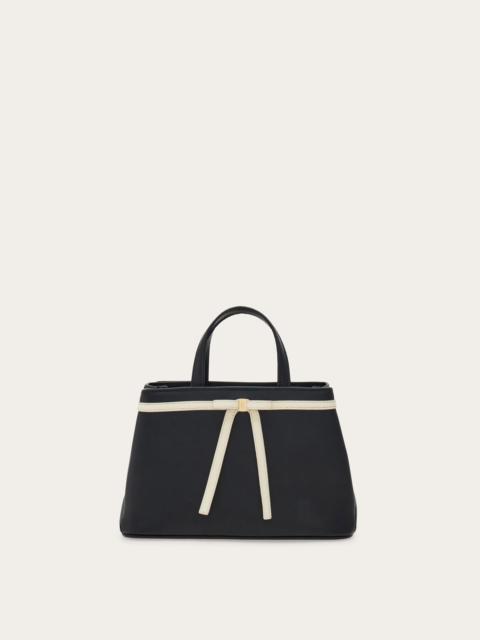 FERRAGAMO Mini top handle with mini bow detail