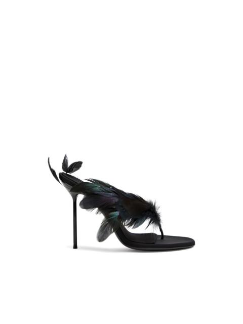PARIS TEXAS Lidia feather sandals