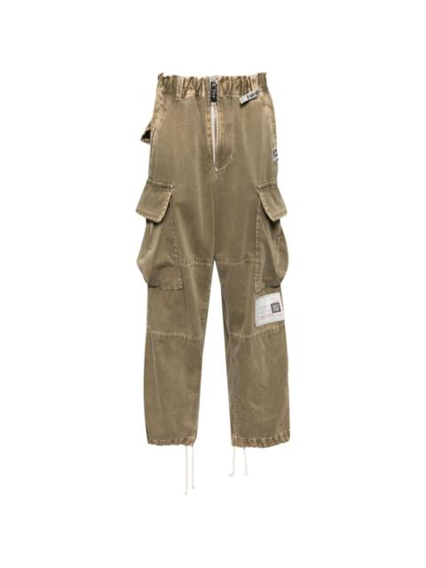 Maison MIHARAYASUHIRO logo-patch cargo trousers