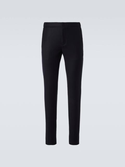 Leisure City wool and cashmere slim pants