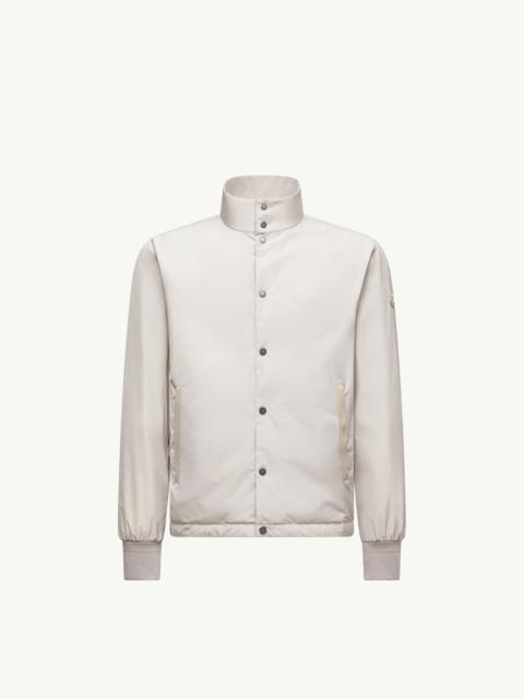 Lanques Leather-Trimmed Short Down Jacket