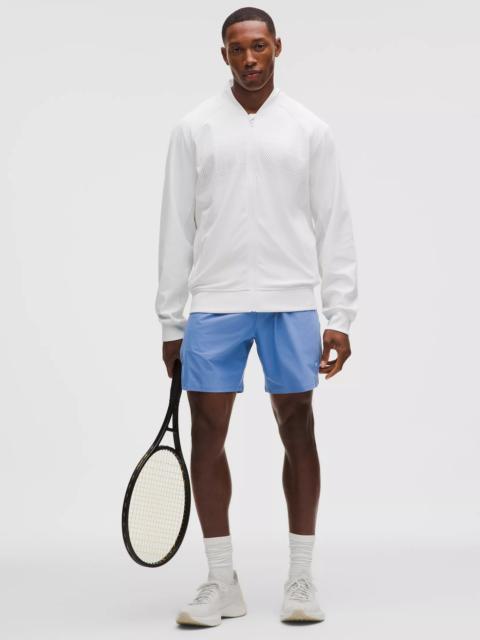 lululemon Striped Mesh Tennis Short 7"
