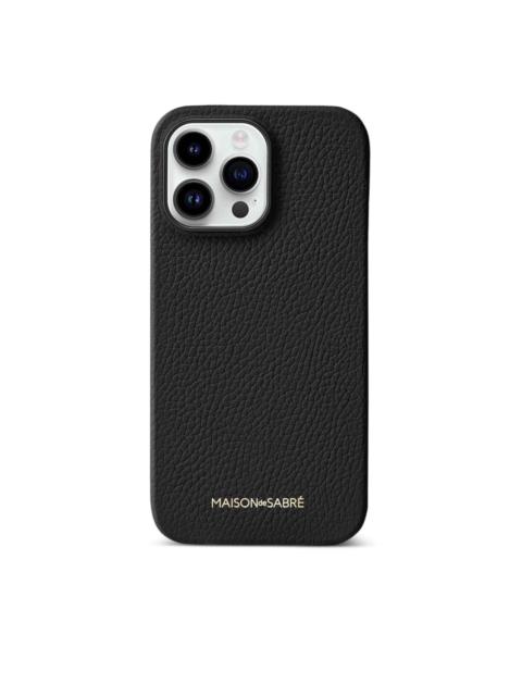 MAISON de SABRÉ Leather iPhone 14 Pro Max case