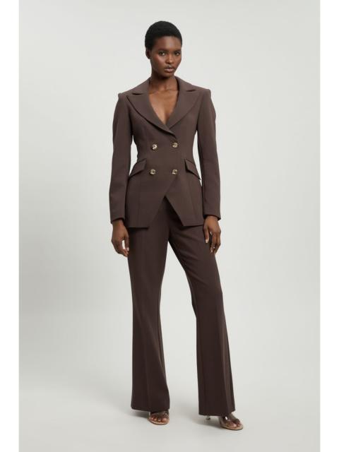 KAREN MILLEN Compact Stretch Tailored Kickflare Trouser