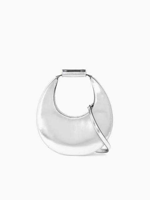 STAUD STAUD MINI MOON BAG CHROME