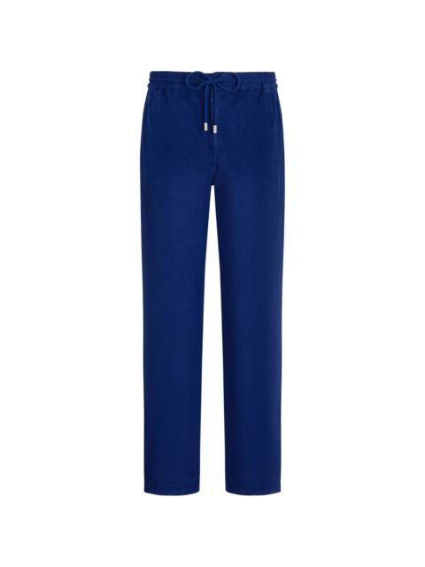 Men Linen Pants Solid