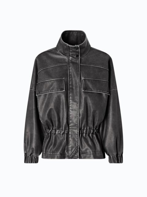 PINKO PEA COAT WITH VINTAGE FINISH