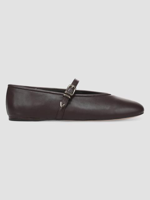 Favorite Daughter Women's Margot MJ Leather Mary Janes - Chocolate