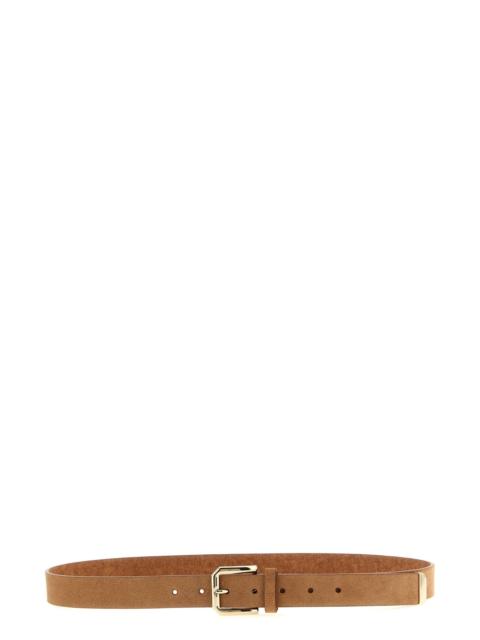 Brunello Cucinelli Inverted Leather Belt