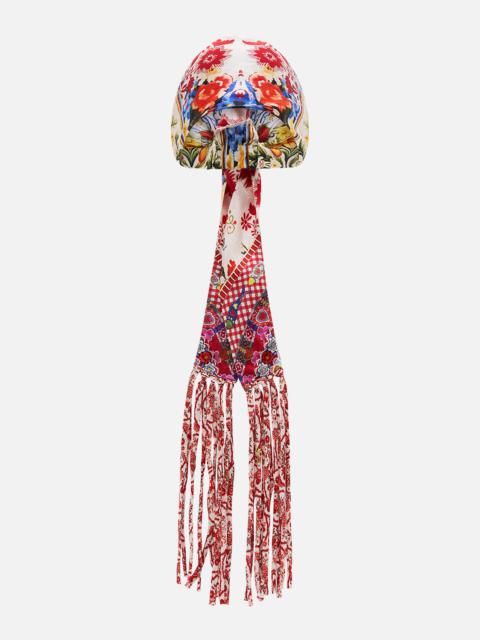 CAMILLA HEADSCARF WITH TASSELS