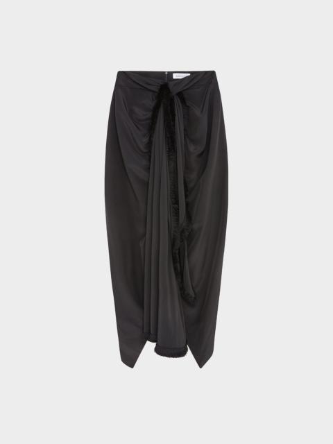 16ARLINGTON TANARO MIDI SKIRT IN FLAT SATIN
