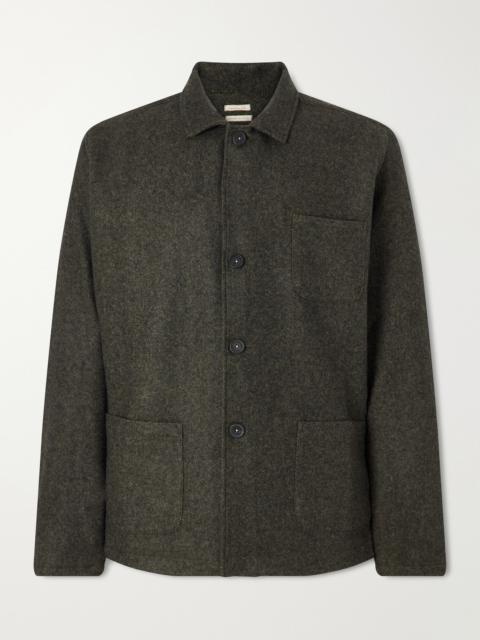 massimo alba Florida Herringbone Wool and Cashmere-Blend Blazer