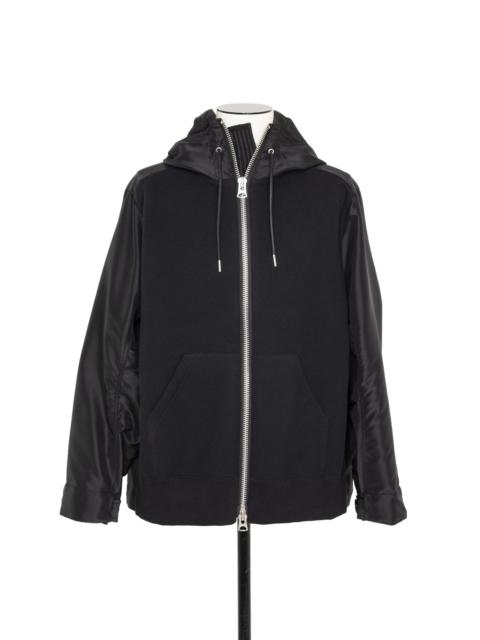 すぐ発送☆【sacai】x SPIEWAK Gonz Multi Patch Cotton Hoodie Black Spiewak & Gonz Edition Multi Patch Cotton Jersey