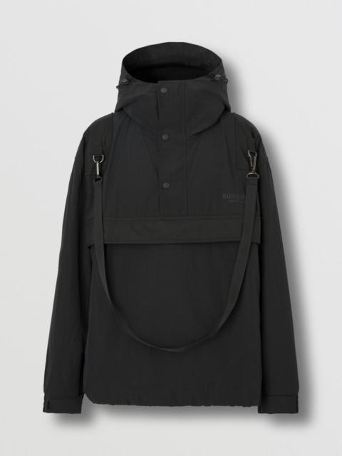 Burberry Logo Detail Nylon and Cotton Oversized Jacket