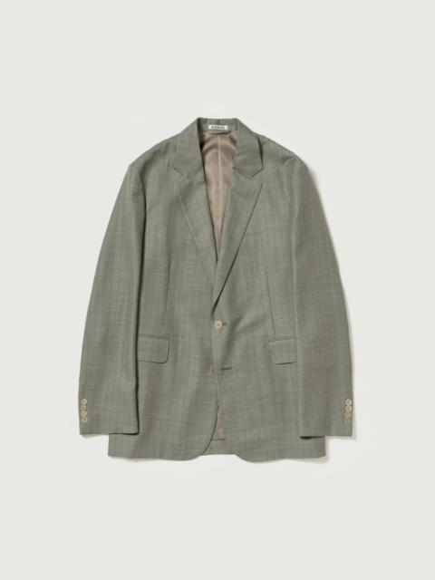 AURALEE BLUEFACED WOOL JACKET