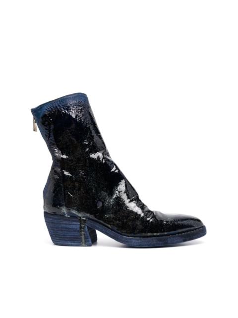 Guidi painted patent leather boots