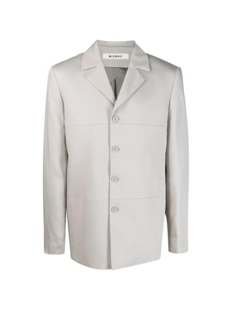 MISBHV single-breasted button-up blazer