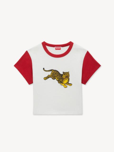 KENZO 'KENZO Jumping Tiger' cropped T-shirt in cotton