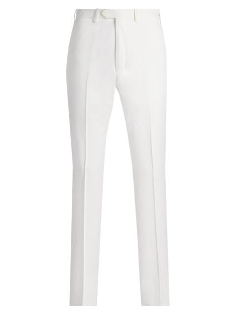 EMPORIO ARMANI Men's Slim-Straight Trousers - White