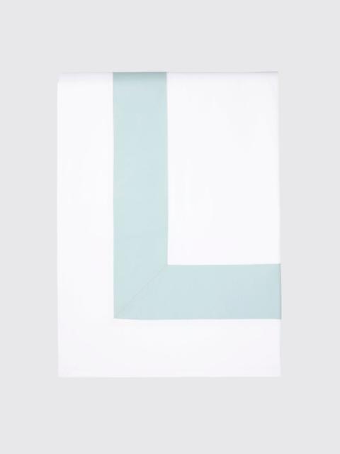 EMILIA WICKSTEAD Maria Pillow Slip in White & Artemisia Cotton