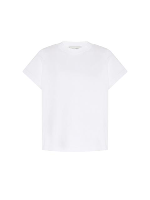 Raff Cotton-Blend Knit T-Shirt white