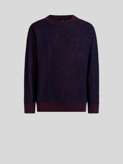 Etro WOOL-BLEND JACQUARD SWEATER