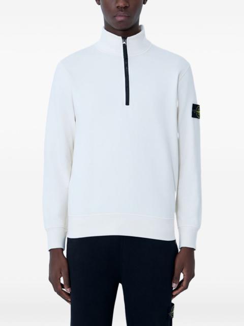 Stone Island half-zip stand-collar sweatshirt